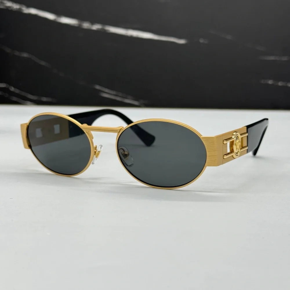 NEW MOD 2264 1002/87 VERSACE UNISEX SUNGLASSES VE2264 100287 GOLD MOD 2264
